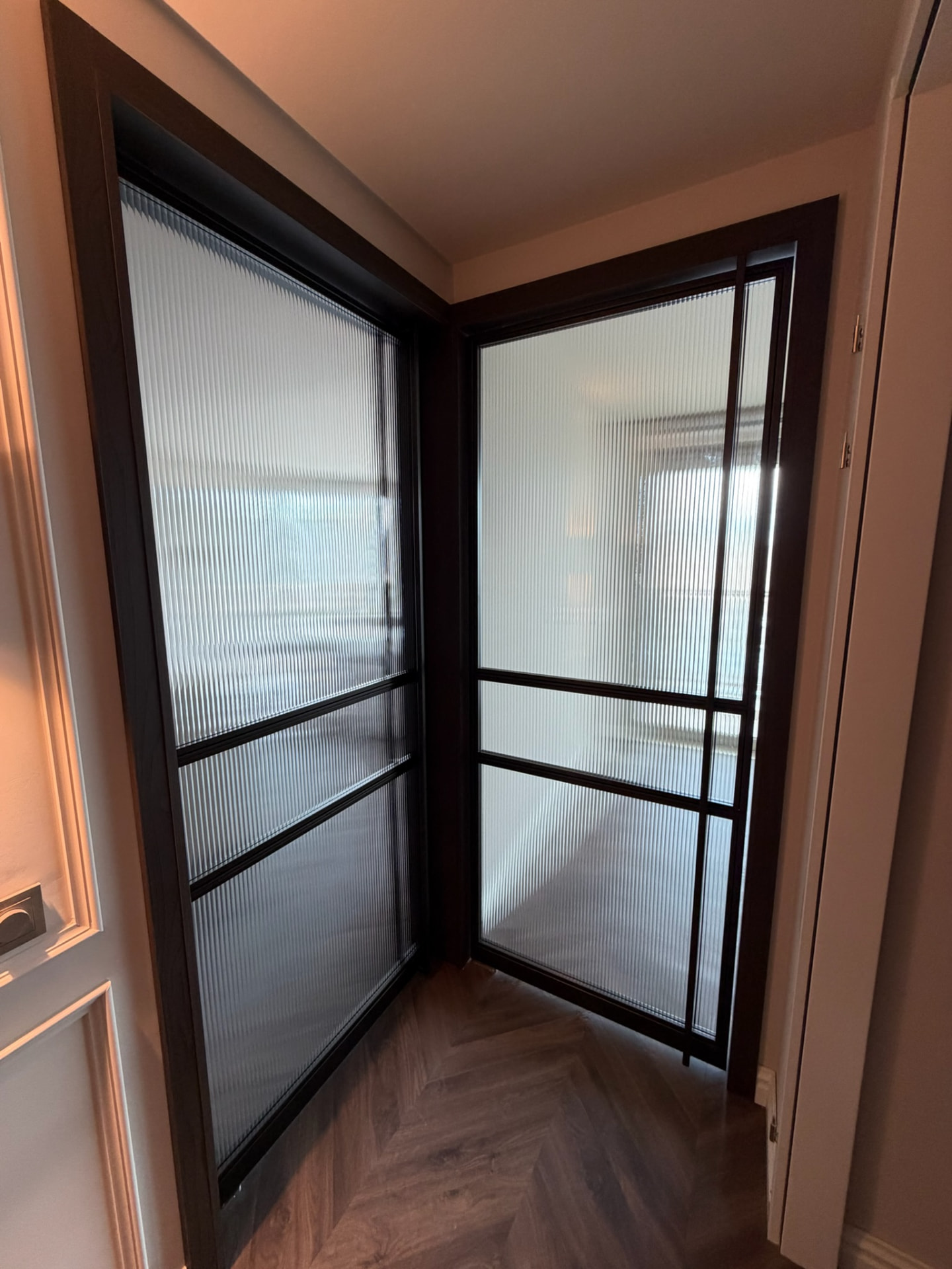 Twee taatsdeuren met Canale glas Eindhoven — beeld 4
